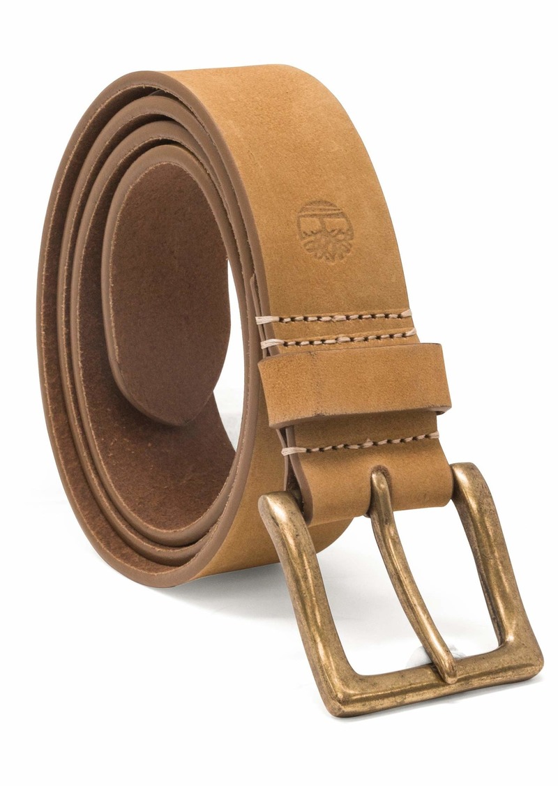 Timberland Men's 38MM Icon Nubuck Boot Leather Belt
