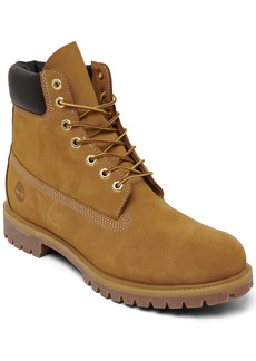 Timberland Men's 6 Inch Premium Waterproof Boots from Finish Line - Wheat