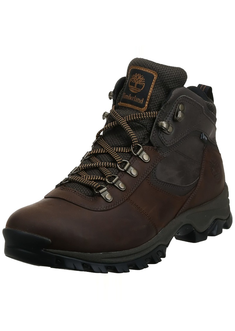 Timberland Men's Anti-Fatigue Hiking Waterproof Leather Mt. Maddsen Boot Brown