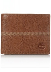 Timberland Men's Argento Quad Stitch Slimfold Wallet