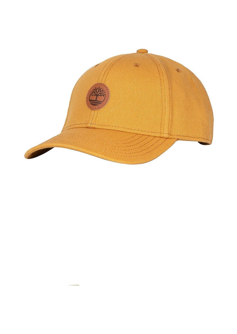 Timberland Men's Baseball Cap with Leather Patch Logo