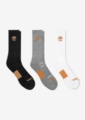 Timberland Men's Crew Socks, Pack of 3 - Multi