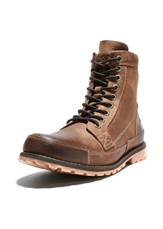 Timberland mens EarthkeepersÃ‚® Rugged Original Leather 6" Boot Construction Shoe Medium Brown  US