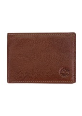 Timberland Men's Genuine Leather RFID Blocking Passcase Security Wallet