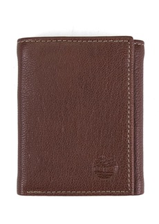 Timberland mens Genuine Leather Rfid Blocking Trifold Travel Accessory Tri Fold Wallet   US