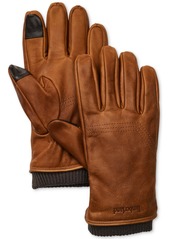 Timberland Men's Heirloom Leather Touch-Tip Gloves - Cognac