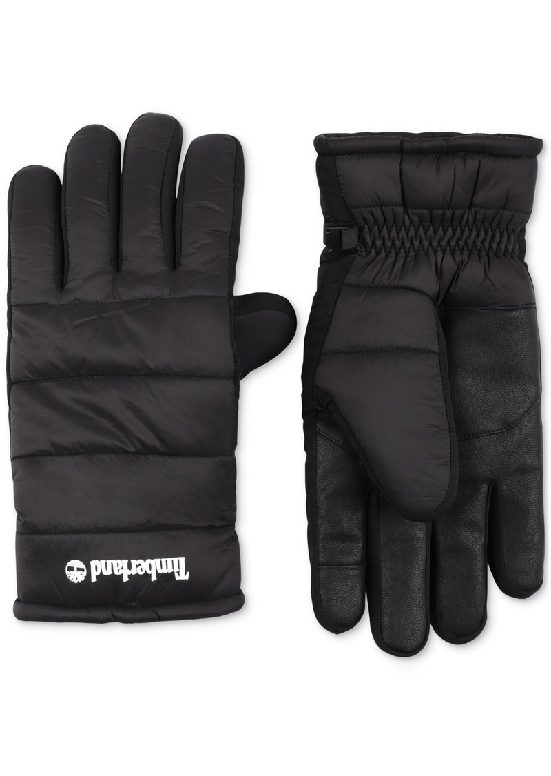 Timberland Men's Insulated Logo Gloves - Black