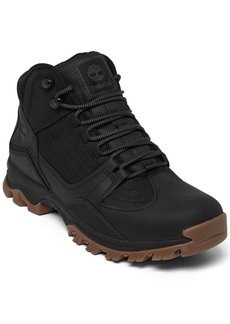 Timberland Men's Mt. Maddsen Mid Waterproof Hiking Boots from Finish Line - Black Full Grain
