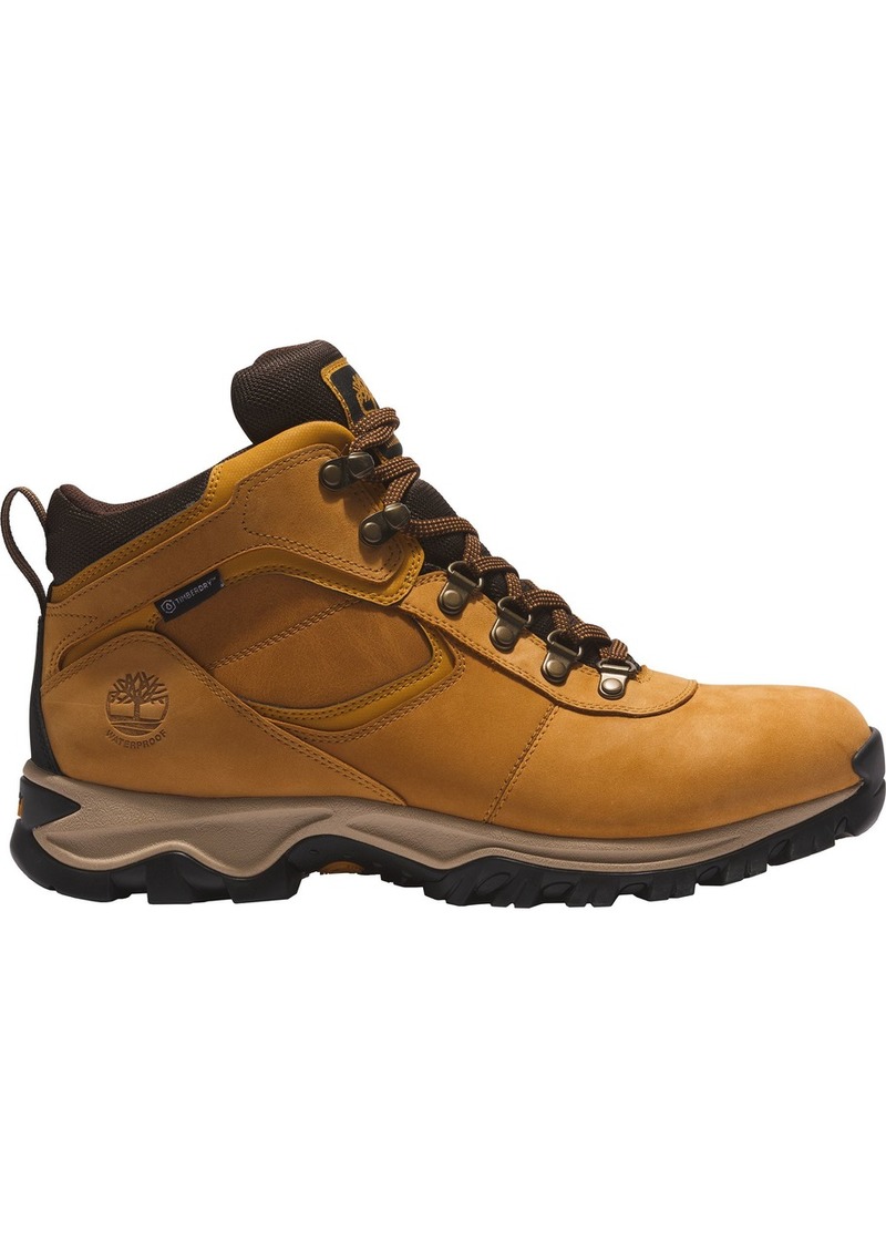 Timberland Men's Mt. Maddsen Waterproof Mid Hiking Boots, Size 10.5, Yellow | Father's Day Gift Idea