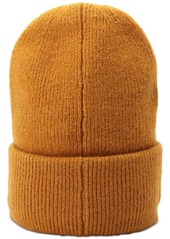 Timberland Men's Oversized Cuffed Logo Patch Beanie - Wheat