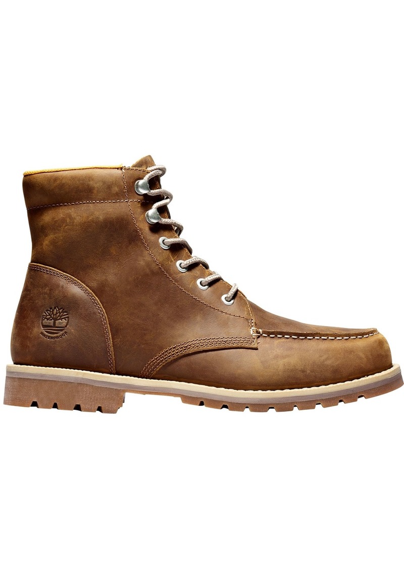 Timberland Men's Redwood Falls Waterproof Moc-Toe Boots, Size 10, Brown | Father's Day Gift Idea