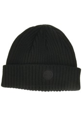Timberland Men's Ribbed Watch Cap with Logo Patch