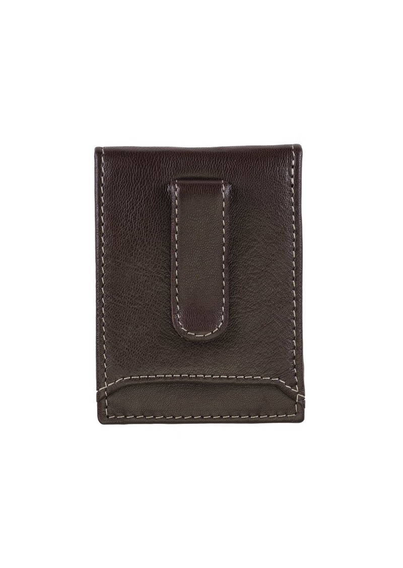 Timberland Men's Slim Leather Front Pocket Credit Card Holder Wallet