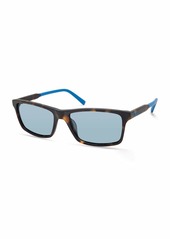 Timberland Men's TBA9268 Polarized Rectangular Sunglasses