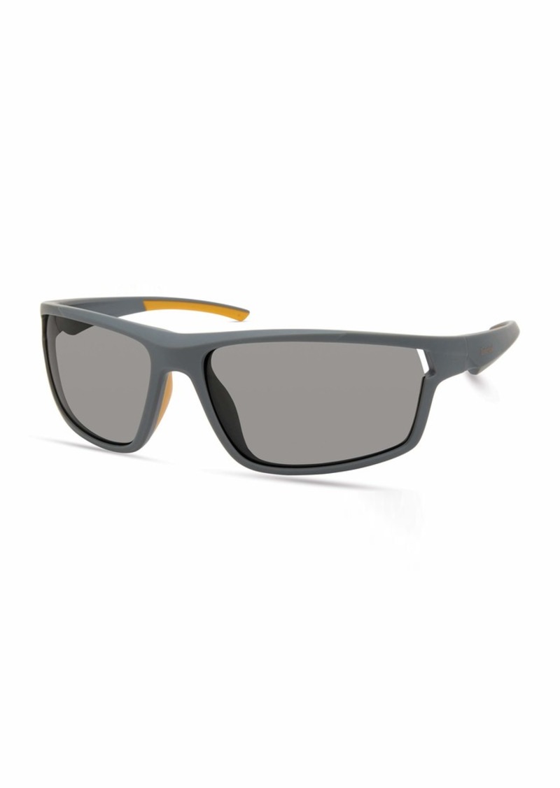 Timberland Men's TBA9271 Polarized Rectangular Sunglasses