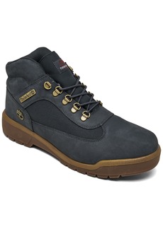 Timberland Men's Water-Resistant Field Boots from Finish Line - Dark Blue Nubuck