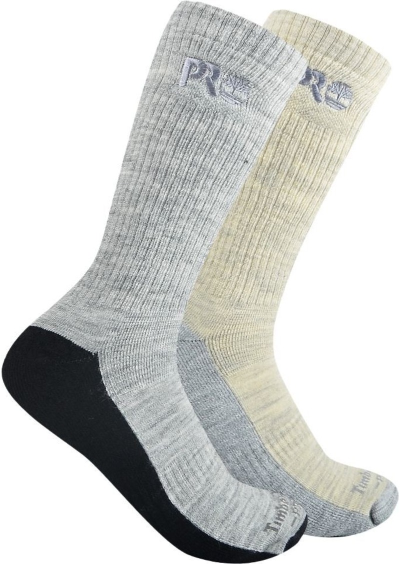 Timberland Pro Adult Boot Crew Socks - 2 Pack, Men's, Large, Multi | Father's Day Gift Idea