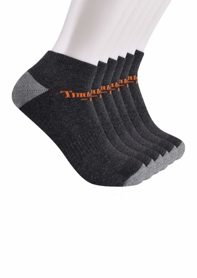 Timberland PRO Men's 6-Pack Low Cut Ankle Socks