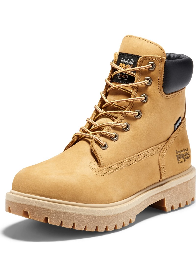 Timberland PRO Men's Direct Attach 6 Inch Steel Safety Toe Insulated Waterproof Industrial Shoe