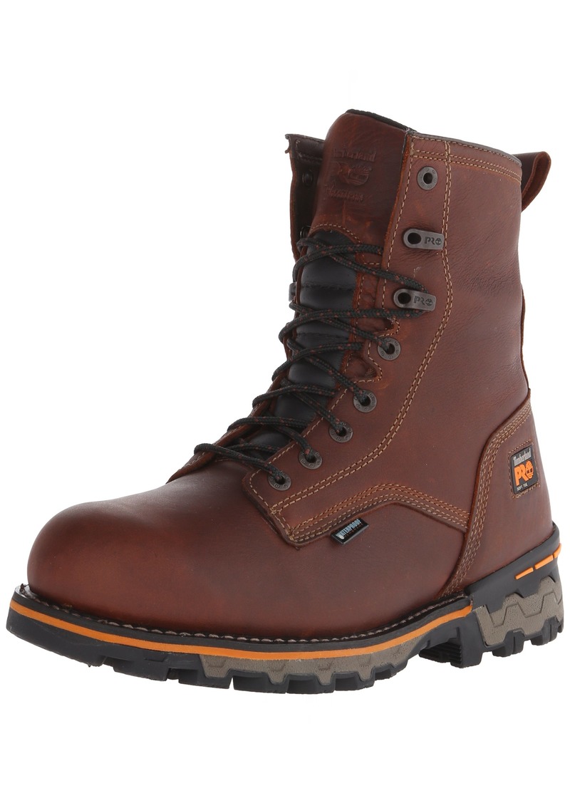 Timberland PRO Men's 8 Inch Boondock Soft Toe Waterproof Work and Hunt Boot   M US