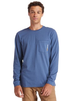 Timberland PRO mens Base Plate Blended Long-sleeve T-shirt Work Utility T Shirt   US