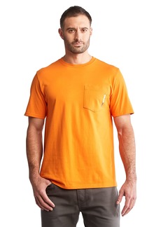 Timberland PRO Men's Base Plate Blended Short Sleeve T-Shirt PRO Orange