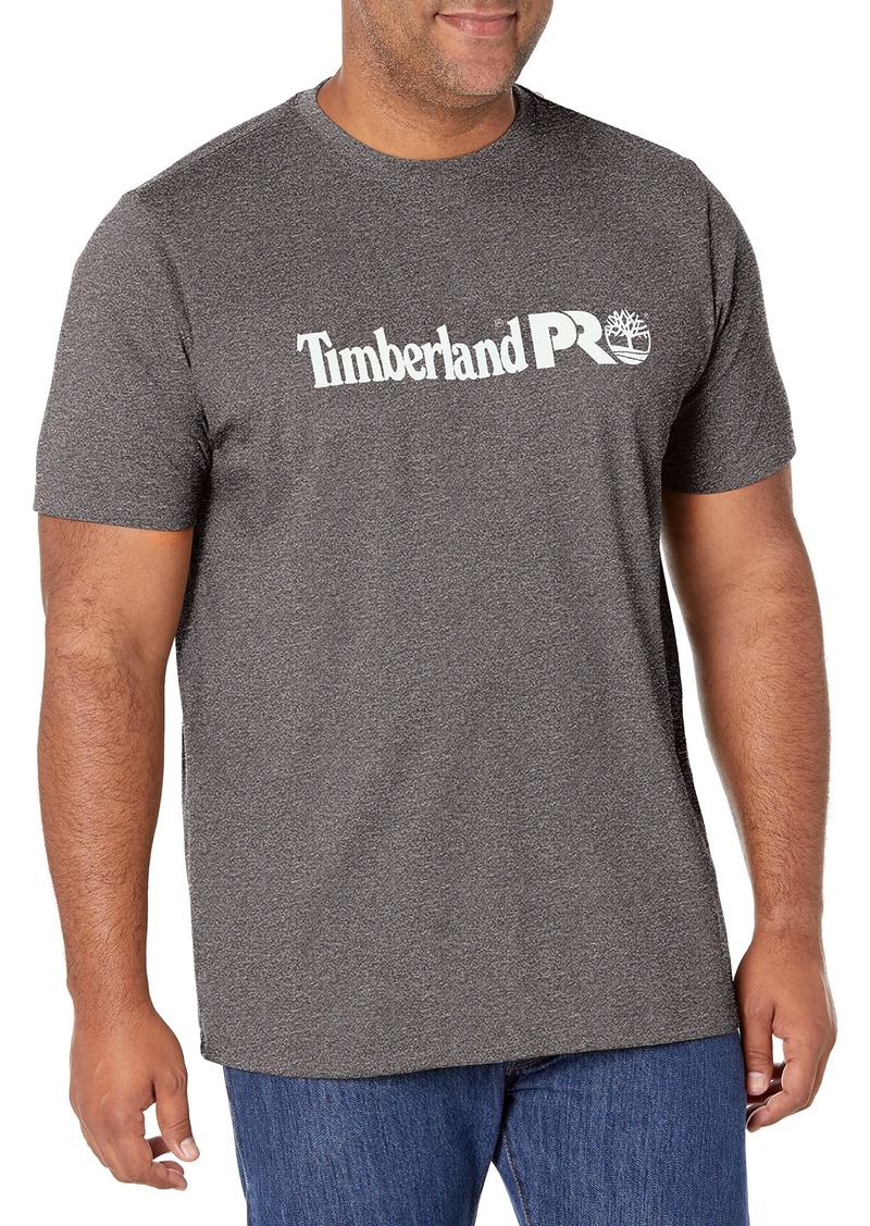 Timberland PRO mens Base Plate Short Sleeve T-shirt With Chest Logo T Shirt   US