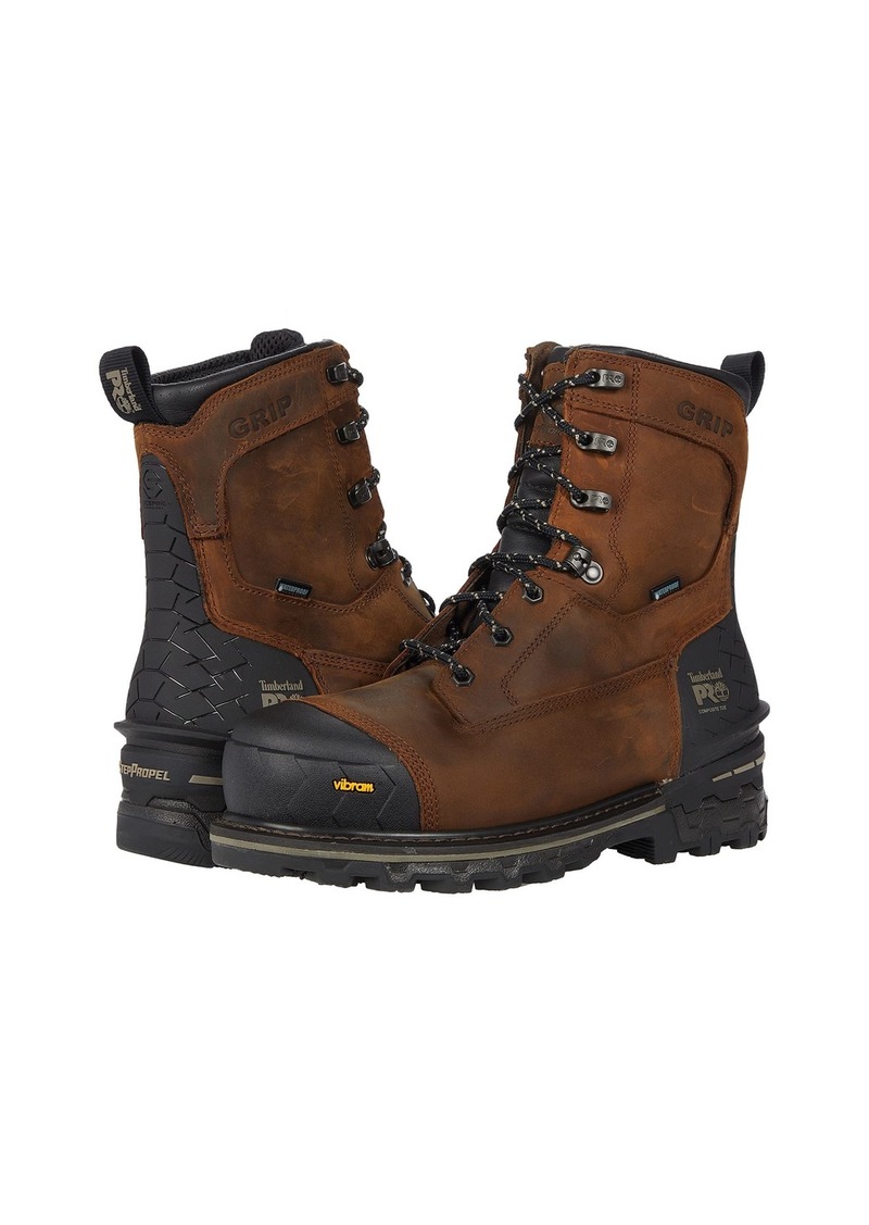 Timberland PRO Men's Boondock HD 8 Inch Composite Safety Toe Waterproof Industrial Work Boot