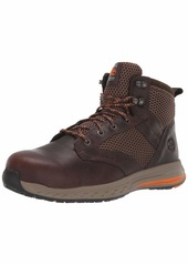 Timberland PRO Men's Drivetrain Mid Composite Safety Toe Electrical Hazard Athletic Leather Work Boot