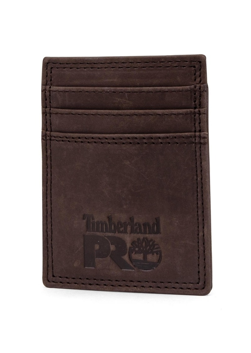 Timberland Pro Men's Pullman Front Pocket Wallet - Dark Brown