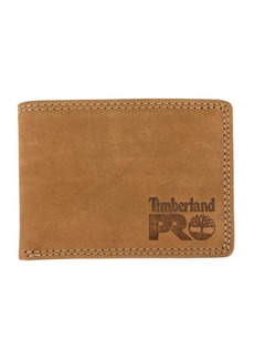 Timberland Pro Men's Pullman Passcase Wallet - Wheat