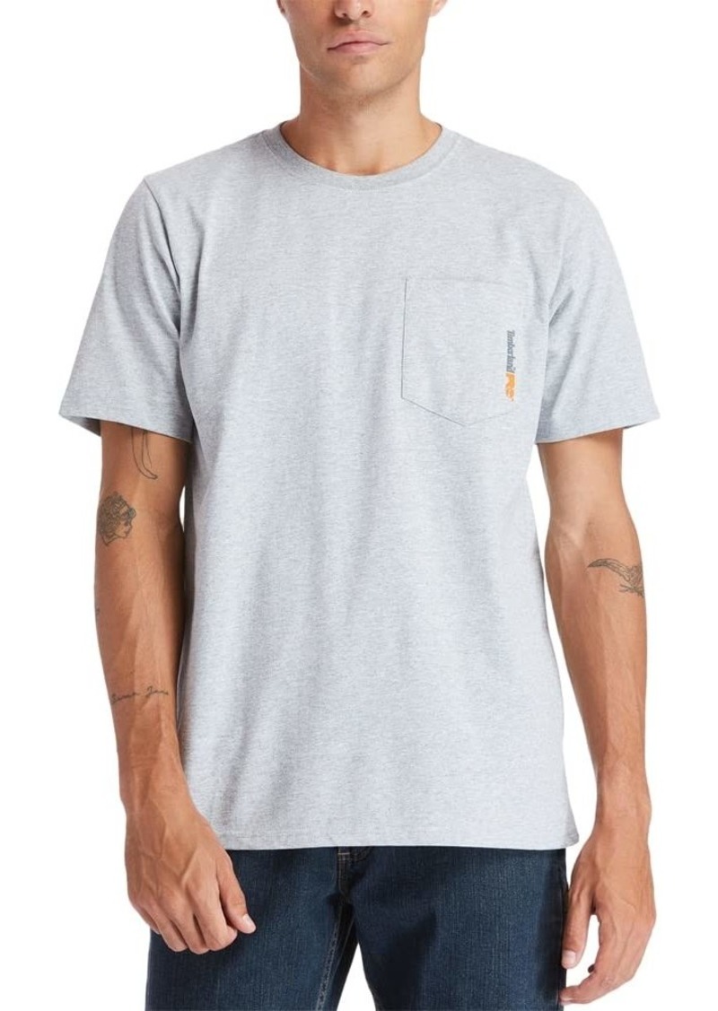 Timberland PRO mens Base Plate Blended Short Sleeve T-shirt work utility t shirts   US