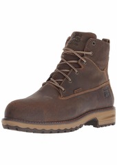 Timberland PRO Women's Hightower 6" Composite Toe Waterproof Insulated Industrial Boot brown distressed leather