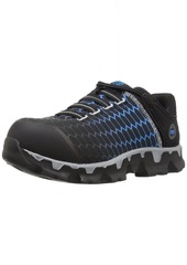 Timberland PRO Women's Powertrain Sport Slip On Alloy Toe SD+ Industrial & Construction Shoe Black Ripstop Nylon with Blue