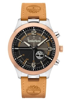 Timberland Sullivan Leather Strap Watch