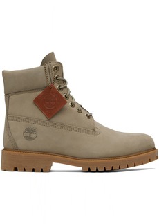 Timberland Taupe Heritage 6-Inch Lace-Up Boots