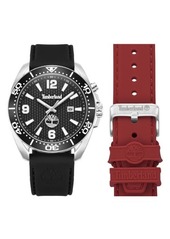 Timberland Water Repellent Watch & Silicone Watchbands Gift Set