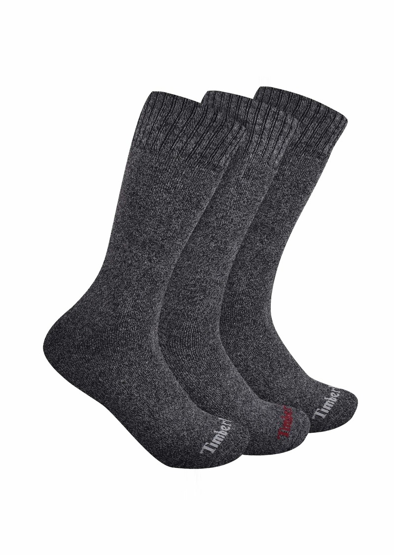 Timberland Women's 3-Pack Ribbed Marled Boot Socks