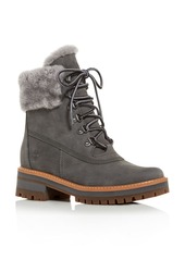Timberland Women's Courmayeur Valley Shearling Waterproof Cold-Weather Boots