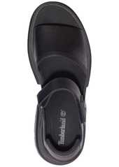Timberland Women's Everleigh Lug-Sole Block-Heel Sandals from Finish Line - Black