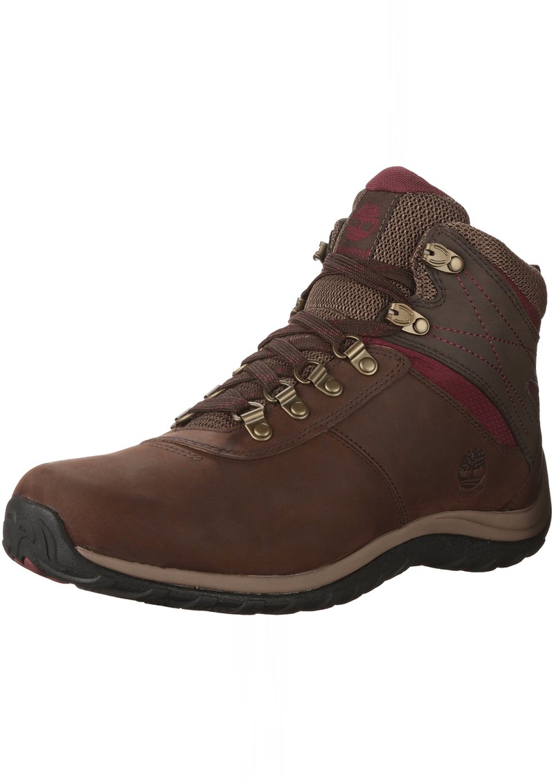 Timberland Women's Norwood Mid Waterproof Hiking Boot dark brown