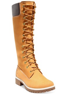 Timberland Women's Premium Waterproof Boots from Finish Line - Wheat Nubuck