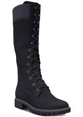 Timberland Women's Premium Waterproof Boots from Finish Line - Black Nubuck