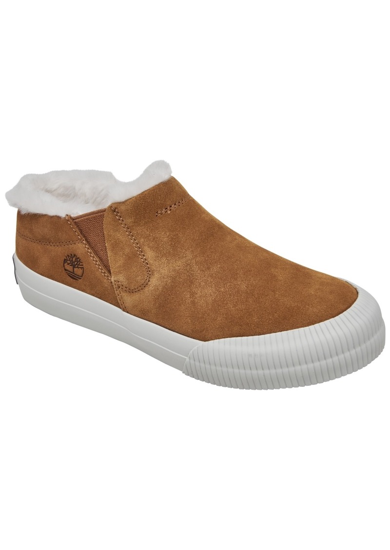 Timberland Women's Skyla Bay 2.0 Warm-Lined Low Casual Sneakers from Finish Line - Rust Suede