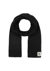 Timberland Women's Solid Ribbed Scarf - Black