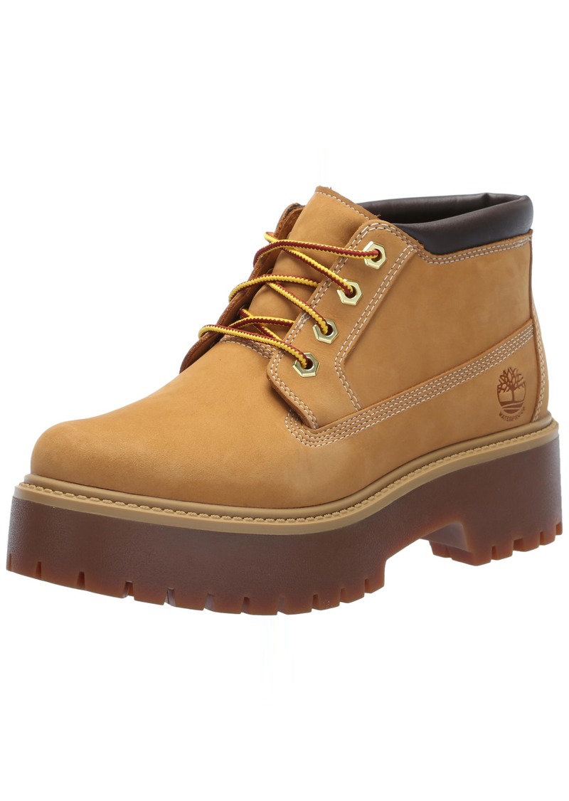 Timberland Women's Stone Street Mid Lace Up Boot Wheat-New 2024