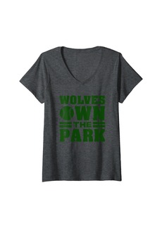 Womens Timberland Wolves Own the Park V-Neck T-Shirt