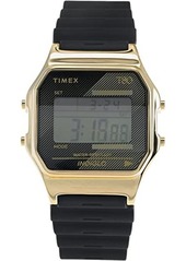Timex 34 mm T80 Digital Dial Resin Strap Watch