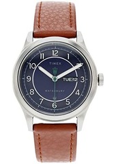 Timex 39 mm Waterbury Traditional Day-Date Stainless Steel Case