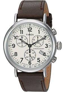 Timex 41 mm Standard Chronograph Leather Strap